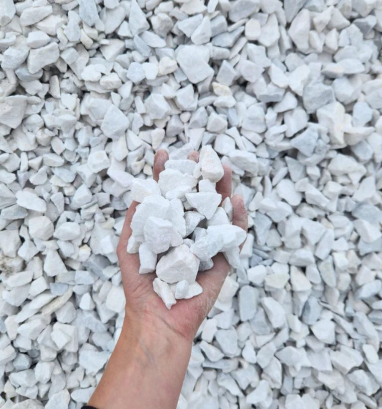 40mm Crystal White Rock